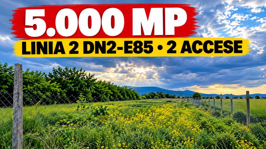 Teren Construcții intravilan de 5000 mp, în Urechești