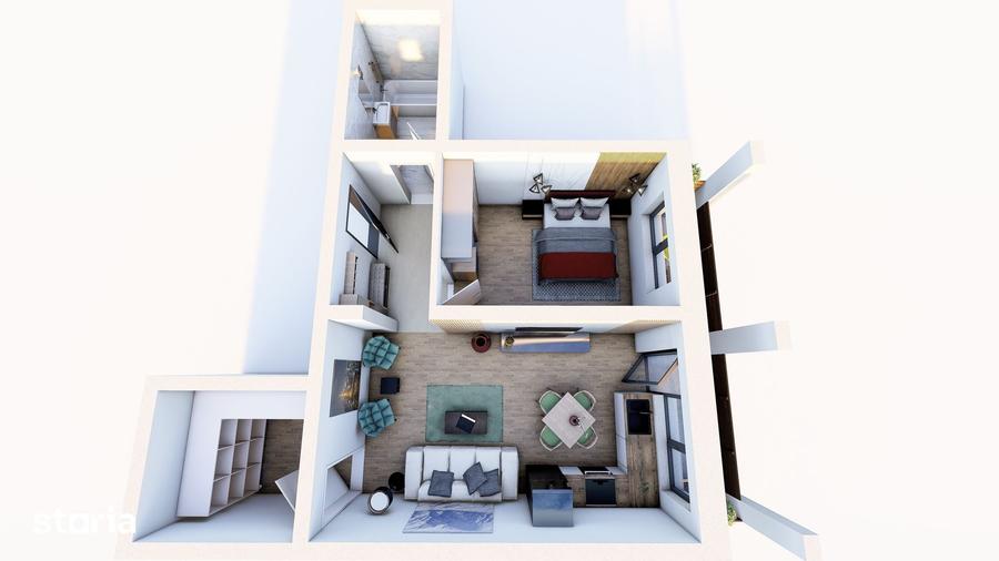 Apartament cu 2 camere în Sânpetru