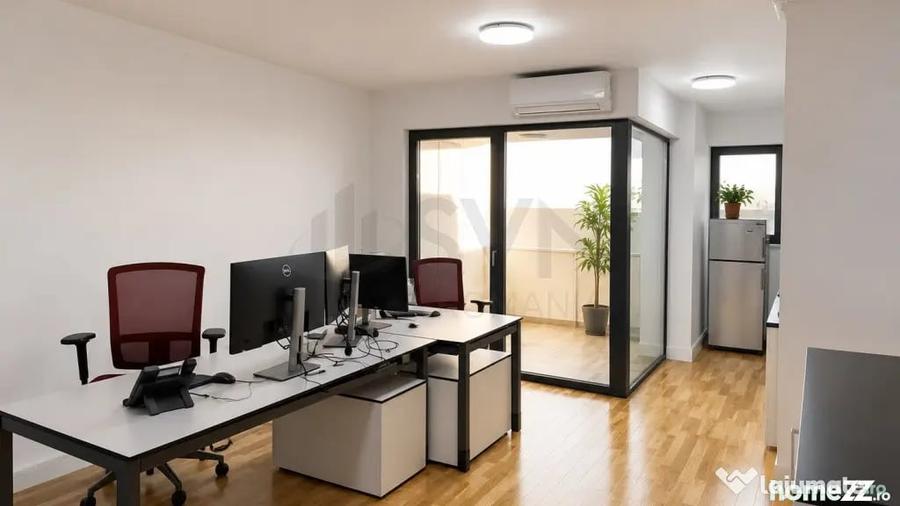 Apartament cu 4 camere semidecomandat în Barbu Văcărescu