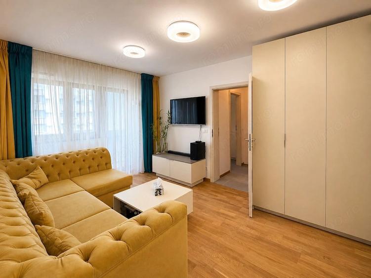 Apartament cu 2 camere semidecomandat, mobilat în Vest