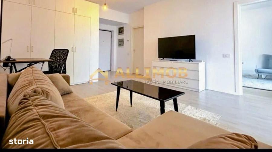 Apartament cu 2 camere semidecomandat, mobilat în Străulești