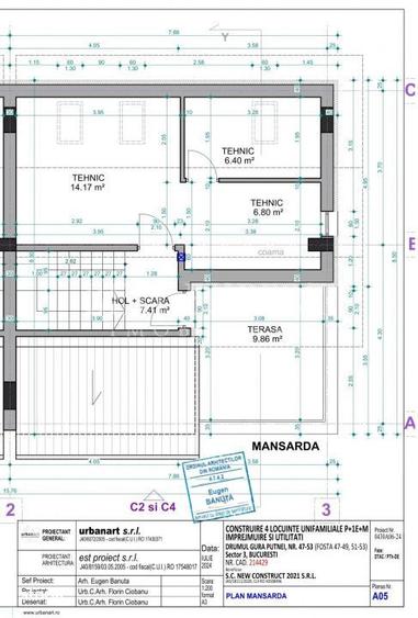 Casă cu 3 camere cu Teren 87.98 Mp în Theodor Pallady