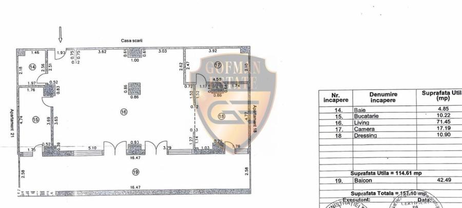 3 camere Premium Mamaia Lake Boutique 157mp terasa 42mp et 3 lift, 2 l - 13