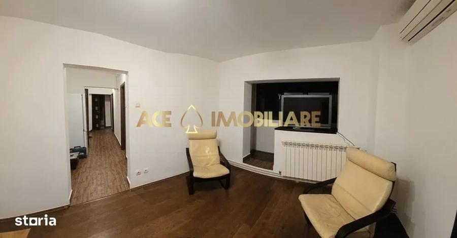 Apartament cu 4 camere semidecomandat, mobilat în Crângași
