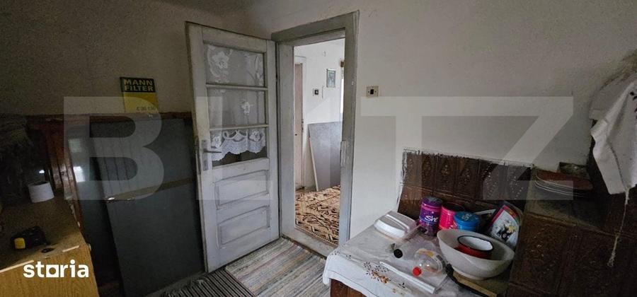 Casă cu 2 camere cu Teren 1200 Mp în Brănești