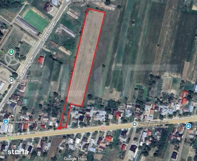 Teren de 12681 mp, în Central