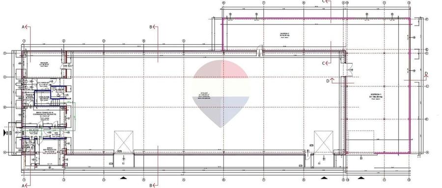 Spațiu industrial, de 1,137 mp, în Exterior Vest