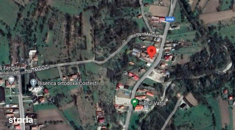 Casă cu 5 camere cu Teren 1380 Mp în Costești