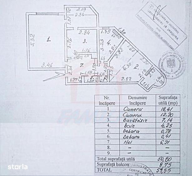 Apartament 2 camere decomandate Siderurgi?tilor Vest, etaj 1 - 12