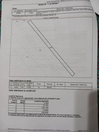 Teren de 5110 mp, în Zahoreni