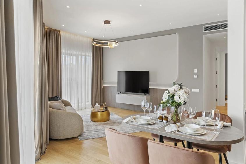 Apartament cu 3 camere, mobilat în Floreasca