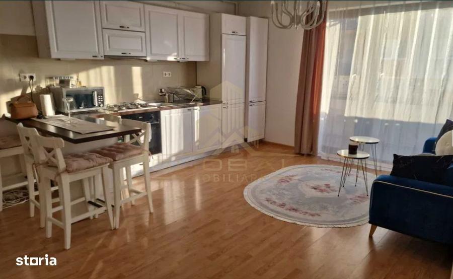 Apartament cu 3 camere semidecomandat, mobilat în Bună Ziua