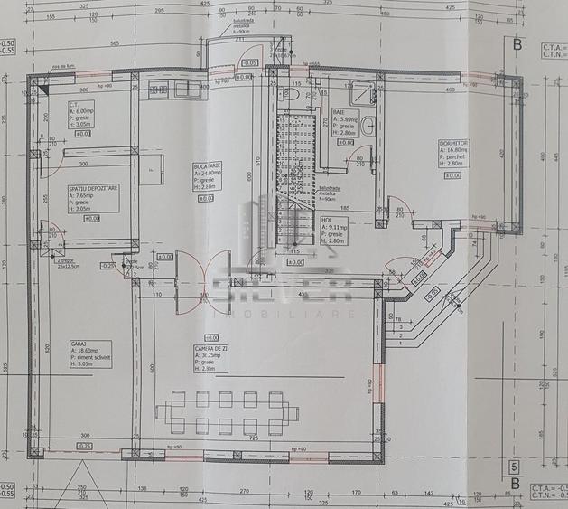 Casă individuală cu 5 camere cu Canalizare în Gilău