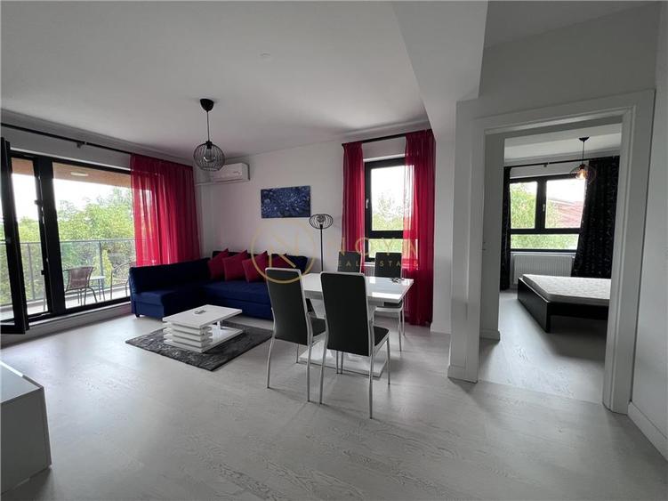 Apartament cu 2 camere decomandat, mobilat în Pipera