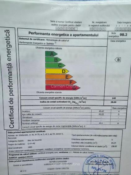 Apartament cu 3 camere semidecomandat în Gorjului