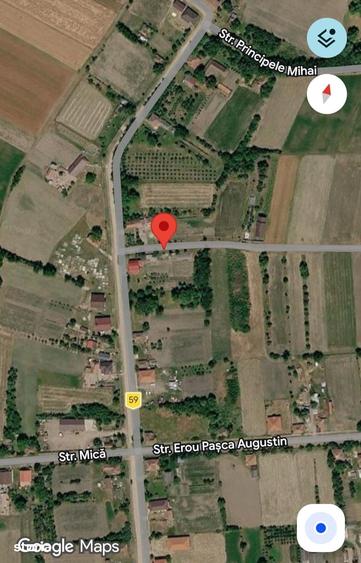 Teren de 2000 mp, în Burdea