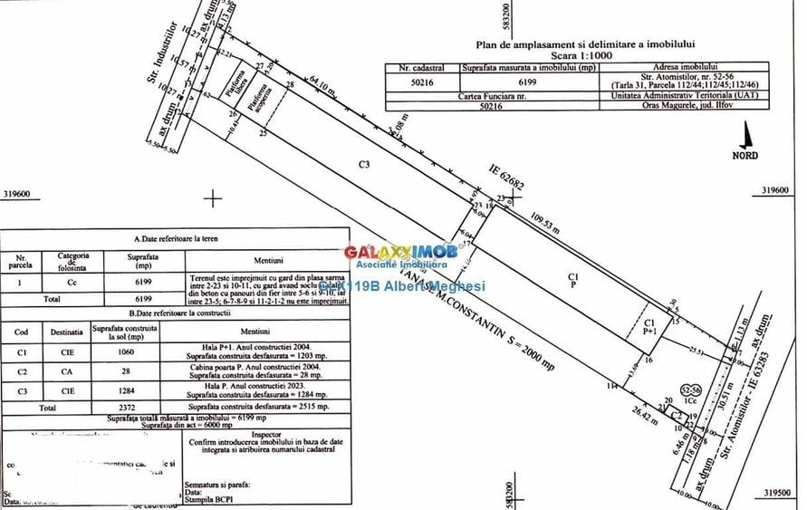 Spațiu comercial, de 2,515 mp, în Central
