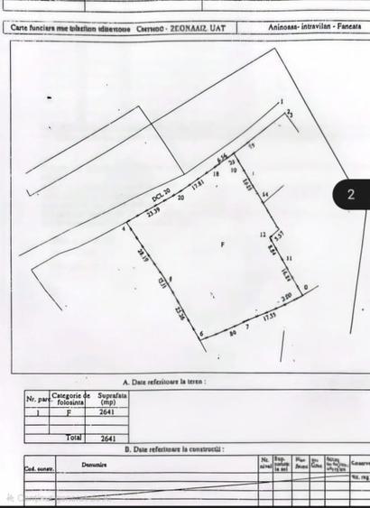 Teren Construcții intravilan de 800 mp, în Viforâta
