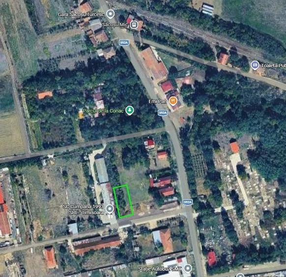 Teren de 3500 mp, în Sacoșu Turcesc