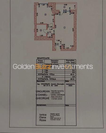 Apartament cu 2 camere, mobilat în Pipera