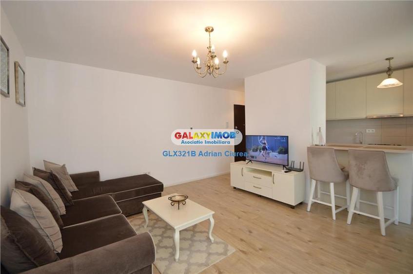 Apartament cu 2 camere decomandat, mobilat în Barbu Văcărescu