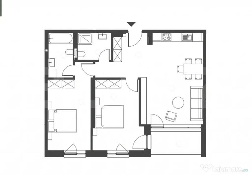 Comision 0! Somesului 15 | 3 camere Finisat | Semicentral | - 2