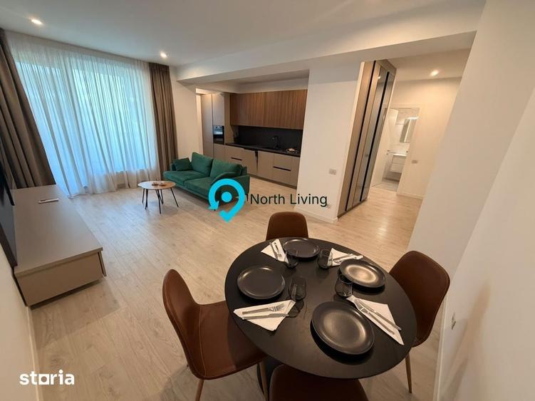 **Apartament modern cu 2 camere | Complet mobilat ?i utilat | Pipera P - 4