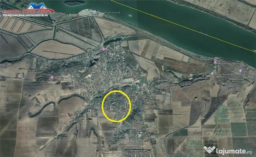Teren de 2000 mp, în Isaccea