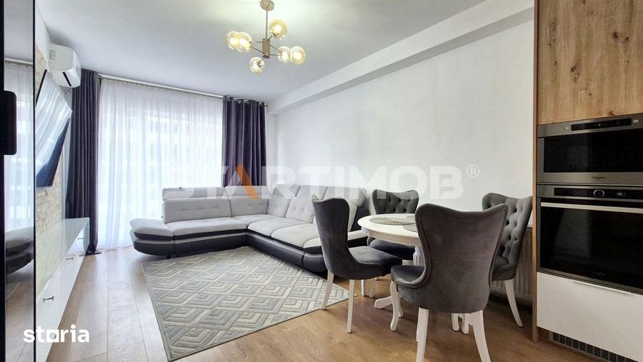 Apartament cu 3 camere decomandat, mobilat în Tractorul