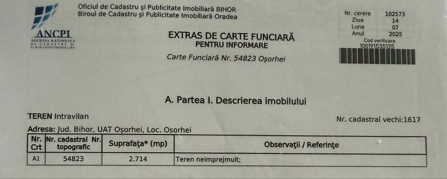 Spațiu comercial, în Oșorhei