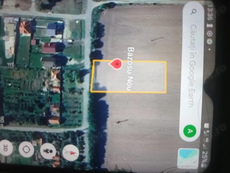 Teren de 6900 mp, în Bazoș