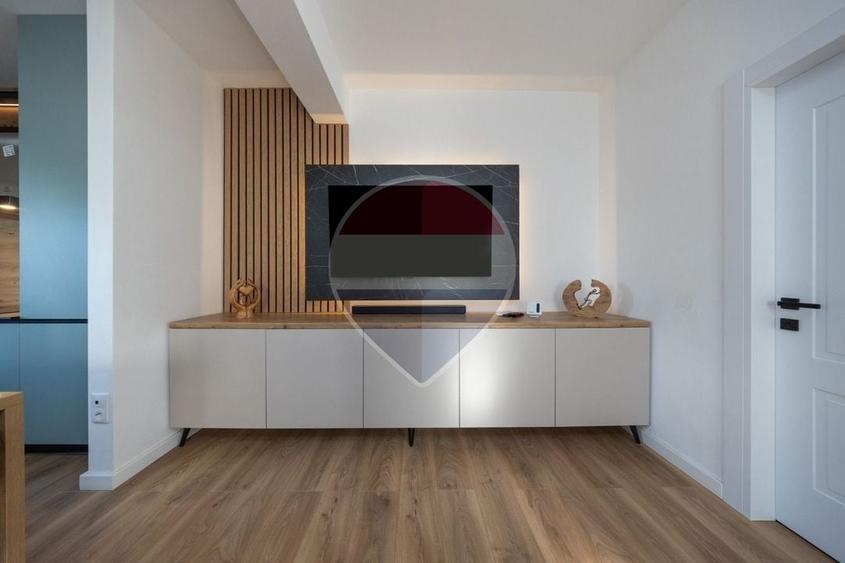 Apartament cu 2 camere, mobilat în Sânpetru