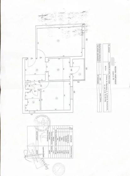 Apartament cu 2 camere decomandat în Rovine