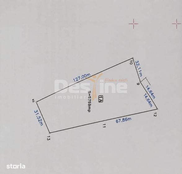 Teren de 5759 mp, în Modelu