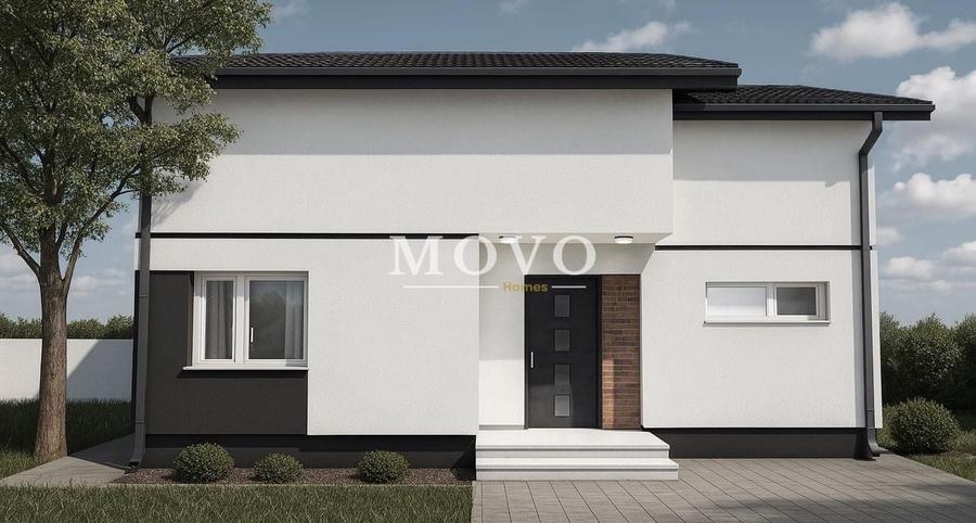 Casă individuală cu 5 camere cu Teren 500 Mp în Albina