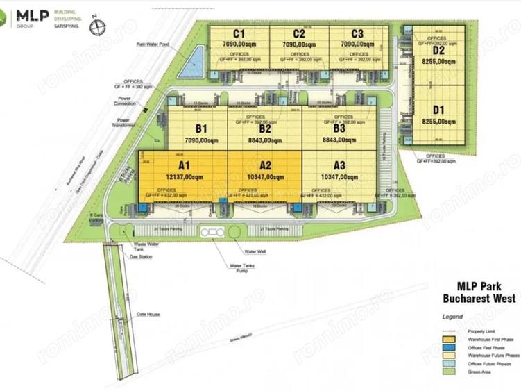 Spațiu comercial, de 2,000 mp, în Nord