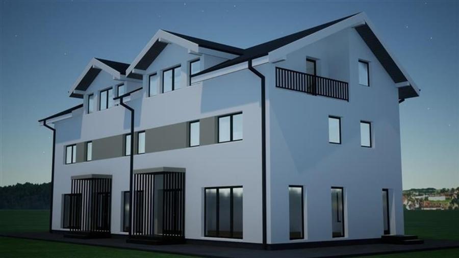 Duplex cu 4 camere cu Teren 210 Mp în Tărlungeni