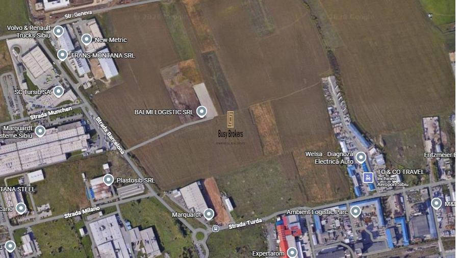 Teren Construcții intravilan de 5000 mp, în Industrial Vest