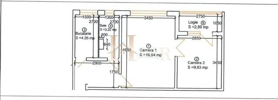Apartament cu 2 camere în Girocului
