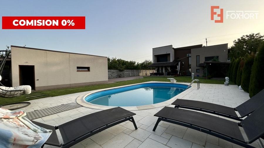 Casă individuală cu 4 camere cu Piscina în Sânandrei