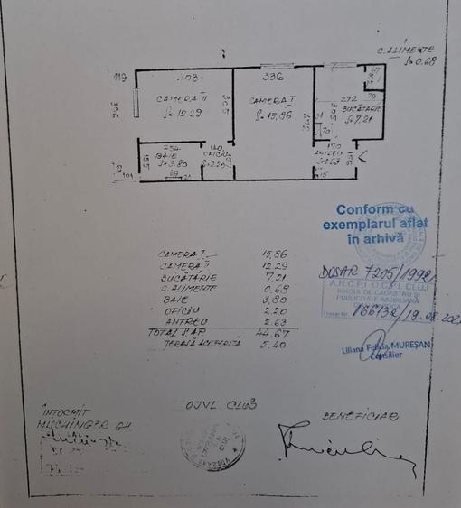 Apartament cu 2 camere semidecomandat în Dosu Bricii