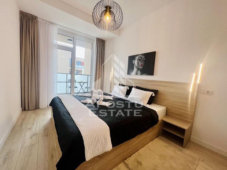 Apartament cu 2 camere semidecomandat, mobilat în Torontalului