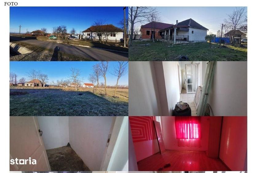 Casă cu 2 camere cu Teren 1029 Mp în Tileagd