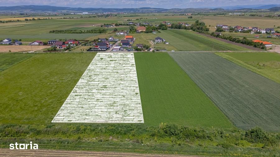 Teren de 9300 mp, în Stupini