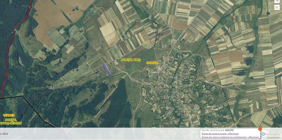 Teren agricol extravilan de 100 mp, în Darova