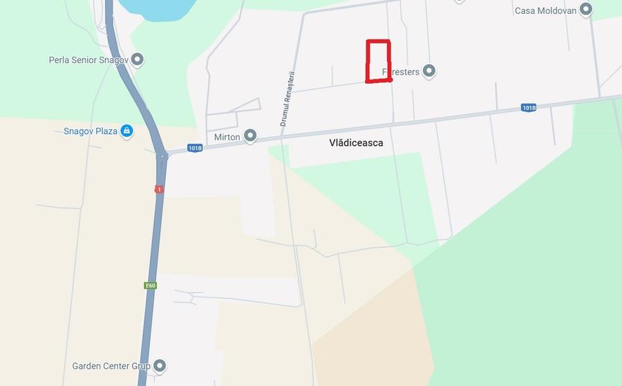 Teren Construcții intravilan de 1852 mp, în Snagov