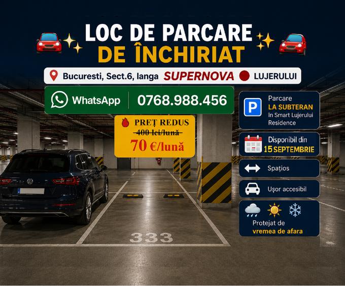 Teren construcție, în Lujerului