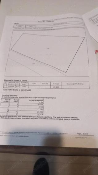 Teren de 1950 mp, în Exterior Vest