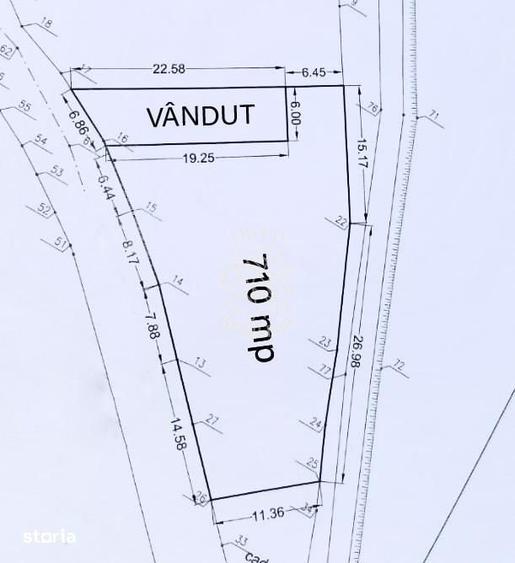 Teren intravilan 710 mp cu utilitati-ideal casa P+2E-Valea Rusului - 2