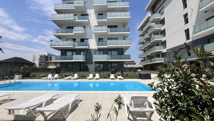 Apartament cu 2 camere semidecomandat, mobilat în Năvodari